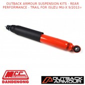 OUTBACK ARMOUR SUSPENSION KITS - REAR PERFORMANCE - TRAIL FOR ISUZU MU-X 9/2013+